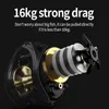 Linnhue TDC300 Baitcasting Reel Magnetic Brake Reel Carbon Fiber Body 16kg 6.3 1 Drag Power Handle Pesca Fishing Reel 240116