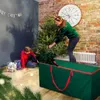 Opbergzakken Kerstboomorganizer Multifunctionele tuinmeubeltas met dubbele ritssluiting Handgrepen Feestelijk