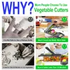 14 in 1 Multifunctional Vegetable Cutter Shredders with Basket Fruit Potato Onion Chopper Carrot Grater Slicer Mandoline