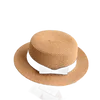 hele zon flat straw hat biather hoed meisjes boog zomerhoeden voor vrouwen strand flat Panama stroming chapeau femme9086265