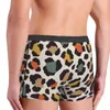 Underbyxor Novel Boxer Shorts Trosor Män Färgglada Leopard Underkläder Animal Skin Polyester för Homme Plus Size