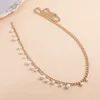 Sieraden Strand Minimalistische stijl Hoogglans Imitatieparel Decoratie Lichaam Modieus Kwastje Tailleketting Pittig meisje