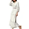 Повседневные платья. Качественное белое платье феи с рюшами во французском стиле ретро для женщин. Летнее джинсовое платье большого размера с запахом.