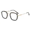 2024 Luxur Designer CH Solglasögon för män Kvinnor Kromar Glasögon Ramar Ny fyrkantig stor myopia platt hjärta glasögon ram man unisex hög kvalitet glasögon uaeq