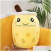 P Animal 24Cm Milk Tea Ps Toy Pie Brewed Animalss - Stuffed Cartoon Cylindrical Body Pillows Cup Shaped Pillow Drop Delivery Dhljg