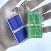 Schlüsselanhänger 1 stück Kreative Badminton Spielplatz Keychain Unisex Metall Tennis Tisch Golf Schlüsselhalter Sport Sportler Fans Geschenke