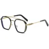 2024 Luxury Designer CH Solglasögon för män Kvinnor Kromar Glasögon Ramar Nytt skådespel Flat Fashion Heart Eyeglass Frame Man Unisex Högkvalitativ glasögon F6FV