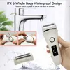 USB Oplaadbare Vrouwen Pijnloos Elektrische Epilator Baard Ontharing vrouwen Scheren Machines Draagbare Vrouwelijke Tondeuse LCD 240116