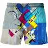 Pantaloncini da uomo Pantaloncini corti da spiaggia casual estivi Abbigliamento Stampato in 3D Costume da bagno da uomo personalizzato Hip Hop da surf maschile