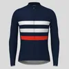 Vestes de course Classique Hommes Cyclisme Jersey Manches Longues Tops Vélo VTT Descente Chemise Route Vélo Équipe Vêtements De Sport D'été