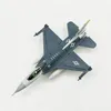 1/100 Skala Model Toy F-16 6 F-16C Fighter Aircraft USAf Diecast Metal Plan Model Toy for Collection 240115