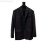 Дизайнер Blenciaga Baleciaga High version B Корейский черный минималистичный костюм с рукавами, дизайн куртки OS, свободные мужские и женские куртки