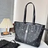 Коричневые сумки большой емкости Mc Designer Tote Bag Женская брендовая кожаная сумка Модные сумки на ремне Кошелек 211127