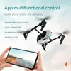 Drone senza spazzole con corpo in metallo, fotocamera 2.4G WIFI FPV HD, design di stabilizzazione dell'obiettivo fisso, aggiunto EIS elettronico anti-vibrazione peso corporeo 197 g Fotografia gestuale