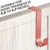 Hangers 8 Pack Over The Door Hooks Metal Single Hanger With Stainless Steel Storage Rack Clothe Holder