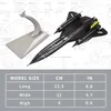 Diecast Metal 1 144 Scale SR-71 Fighter Jet SR71 Blackbird Airplane Alloy Plane Aircraft Model Toy For Collection or Gift 240116