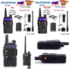 Rádio baofeng uv5r 5w walkie talkie uv 5r 8w presunto fm vhf uhf com fone de ouvido 1800mah bateria entrega gota eletrônica telecomunicações otovk