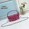 Taschen Valenteno Neue Tasche Mode Dame 2024 Klassische Bling Abend Geldbörse Diamant Magnetische Schnalle Kette Mini Kristall Handtasche Einzelne Schulter crossbodyL9VZ L9VZ