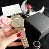 Часы Кварцевые дизайнерские часы Автоматическая дата Нержавеющая сталь Бизнес Наручные часы Мужская мода Montre De Luxe Bracele Подарочные часы высокого качества