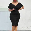 Ethnische Kleidung S-3XL Afrikanische Kleider für Frauen 2024 Frühling Sommer Sexy Gürtel Hohe Taille Bandage Elegante Bodycon Midi Kleid Kleidung