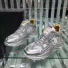 Männerschuhe die höchste Qualität Scarpe Plein Casual Sneakers Designer gebürstete Leder Spleiß Sportlosen Schuhe Schädel Kopf bequeme trendige Daddy Schuhe