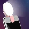 Selfie Lights Mini Selfie Ring Light LED Flash Obiettivo del telefono Luce USB Ricaricabile Clip per telefono cellulare Lampada di riempimento Donne Selfie ExpertL240116