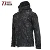 Shark Skin Soft Shell Tactische Jas Mannen Fleece Militaire Waterdichte Combat Heren Jassen Met Capuchon Jacht Windjack Jassen 240115