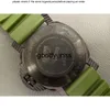 Paneris Watch Designer Luksusowe zegarek Paneraii zegarek Sapphire Mirror Szwajcarski automatyczny ruch rozmiar 47 mm importowany gumowy pasek wodoodporny męski ruch x39b