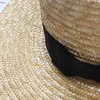 Szerokie brzegowe czapki Summer Damska Boater Beach Hat Side Femal Panama Lady Classic Flat Bowknot Straw Sun Women Fedora