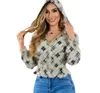 2024 NIEUWE Damesblouses luxe designeroverhemden Mode Klassiek V T-shirt Plus Size Casual top met lange mouwen