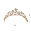 Grampos de cabelo requintado menina strass bandana liga princesa coroa nupcial jóias de casamento estilo coreano headwear feminino tiara