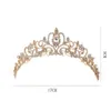 Haarspangen Exquisite Mädchen Strass Stirnband Legierung Prinzessin Krone Braut Hochzeit Schmuck Koreanischen Stil Kopfbedeckung Frauen Tiara