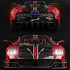 1/18 Pagani Huayra BC Modelo de coche deportivo de aleación Diecast Metal Racing Car Modelo de vehículo Simulación de sonido y luz Juguete para niños regalo 240116