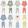 Peuters Baby Jongens Rompertjes Bobo Herfst Kids Meisjes BC Baby Meisje Mooie Cartoon Patroon Onesie Kleding 240116