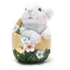 Lovely Easter Rabbit Table Ornaments Egg Bunny Holding Carrots Party Kid Gift Happy Decoration For Home 240116