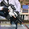 M416 elétrica automática eva macio bala espuma dardo brinquedo pistola blaster tiro militar para adultos crianças cs luta jogo ao ar livre