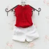 Shorts 2-17 Years 2024 Solid White Girls Summer Baby Teenage Beach Short Pants Kids Trousers Clothes Children JW1046