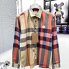 Spring designer mens Dress Shirts long sleeve shirts Casual business clothing Top S-3XL