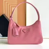 Triangle de luxe en cuir croissant de lune sacs à bandoulière femmes pradhandbag cross body demi-lune sac mens dame designer embrayage aisselles fourre-tout classique voyage sac de soirée