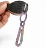 Schlüsselanhänger Ultraleichter Luftfahrt-Titan-Anti-Verlust-Karabiner-Schlüsselanhänger, kreatives Geschenk mit 26 mm Schlüsselring