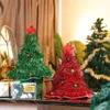 Nieuwe Banners Streamers Confetti Kerstboomhoeden met Klatergoud Kerstboomhoed Grappige Kerstmuts voor Kerstvakantie Feestkostuum Nieuwjaar Decor Kostuumaccessoires