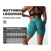 NVGTN Sport Bezproblemowe spodenki Spandex Kobieta Fitness Elastyczne oddychające oddychające sportowe sporty Rek sportowe 240115