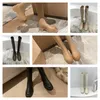 Designer Women Plaque Boots Lace Up Platform Ankle Boot Womens Nylon Black Leather Combat Boots High Heel Winter Boot With Box