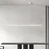 Minimalist Line LED Pendant Light Restaurant Lamp Simple Nordic Tea Room Dining Table Bar Table Lamp Kitchen Strip Hanging Lamp