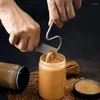 Outils de cuisson Mélangeur de sauce en acier inoxydable Agitateur de beurre de cacahuètes Outil de mélange polyvalent pour pain Biscuits Salades Sauces et gâteaux