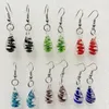 Dangle Oorbellen 6 paar blauwe druppelvormen hanger gekleurde Murano glas Lampwork sieraden voor dames gele items