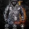 Mens Tactical Jacket Hiking Shark Skin Soft Shell Clothes Windbreaker Flight Pilot Hood Military Fleece Field Pants y240115