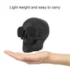 Bärbara högtalare Portable Mini-Skull Högtalare Little Skull Wireless Bluetooth Cartoon Bones Ghost Head Liten Compatible 5W HD Stereo Woofer Music YQ240116