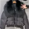 Trenchs de femmes manteaux courts vers le bas veste rembourrée en coton grand col de fourrure en vrac de haute qualité jeune femme d'âge moyen coréenne femme chaude