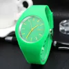 Hot selling silicone watch for trade in stock silicone watch ultra-thin women's quartz watch